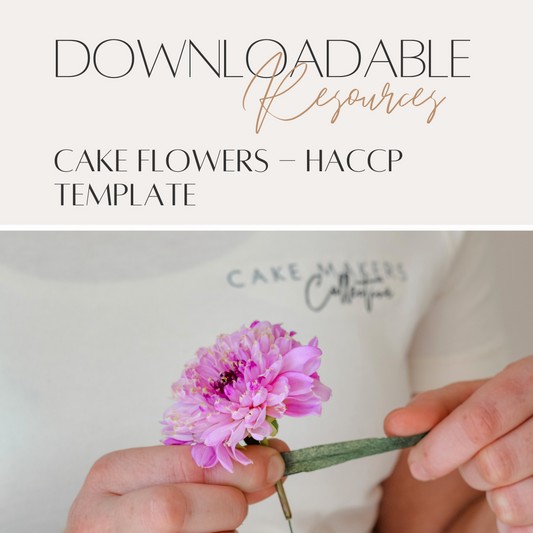 Cake Flowers - HACCP Template